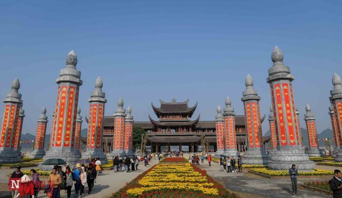 Vườn kinh cột đá tại chàu Tam Chúc