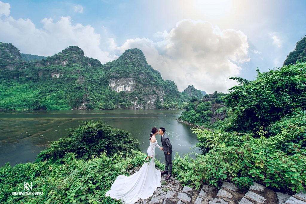chụp ảnh cưới ở Tràng An Ninh Bình