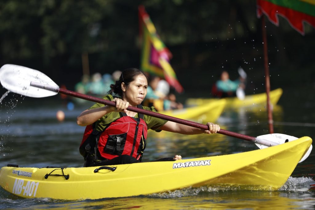 Tổ đò 09 vô địch nội dung đua thuyền Kayak đơn