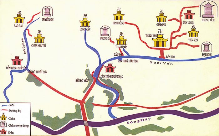 Bản đồ chùa Hương