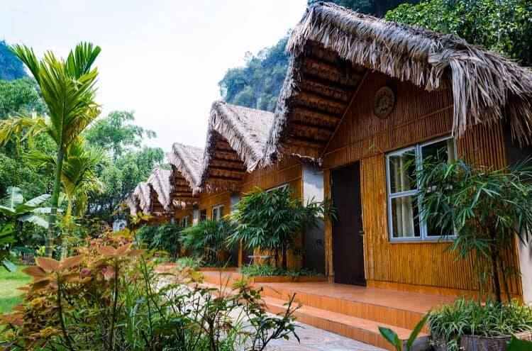 Kinh nghiệm du lịch Tam Cốc Bích Động, Ninh Bình 2021 34 Phòng nghỉ được thiết kế theo phong cách thổ dân