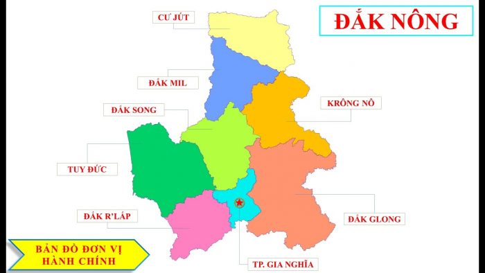 Bản đồ Đắk Nông