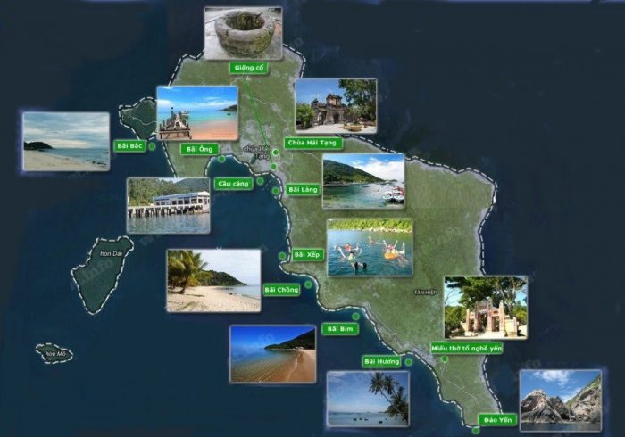 Bản đồ du lịch Cù Lao Chàm