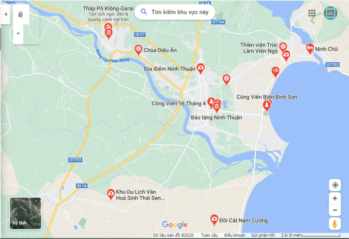 Du lịch Ninh Thuận - Khám phá vùng đất đầy nắng và gió 6 Bản đồ Ninh Thuận
