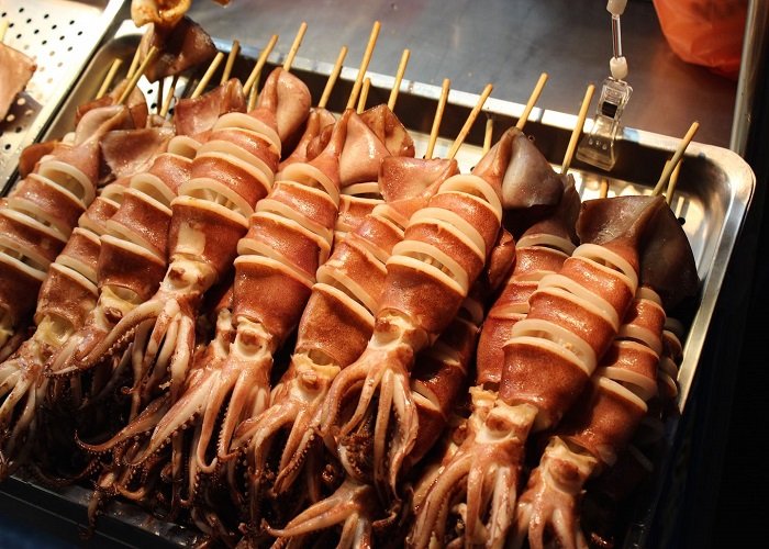 Mực nháy nướng
