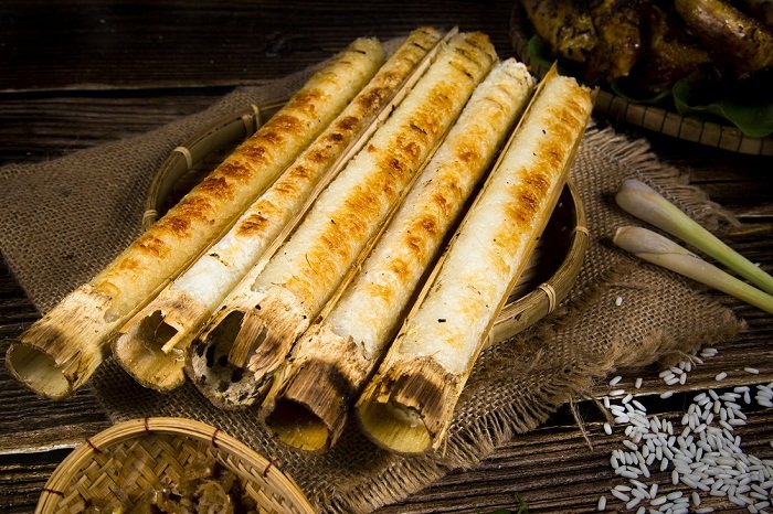 Cơm lam - đặc sản Tây Nguyên