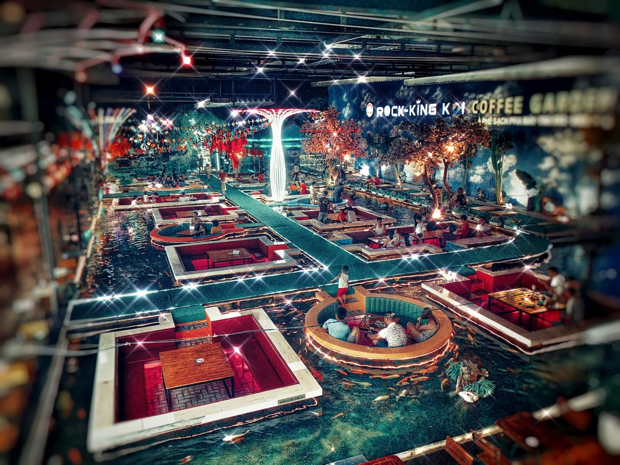 Quán cafe cá koi