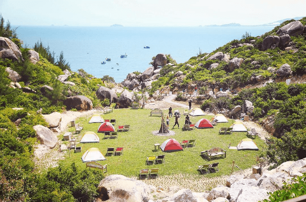Cắm trại tại Khu dã ngoại Trung Lương