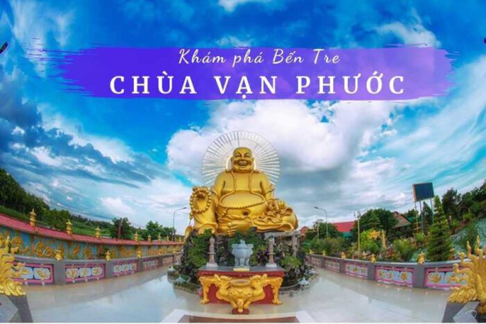 Khám phá Chùa Vạn Phước: "Tiên cảnh trần gian" giữa vùng đầm lầy, cây dại Bến Tre 1 Chùa Vạn Phước Bên Tre