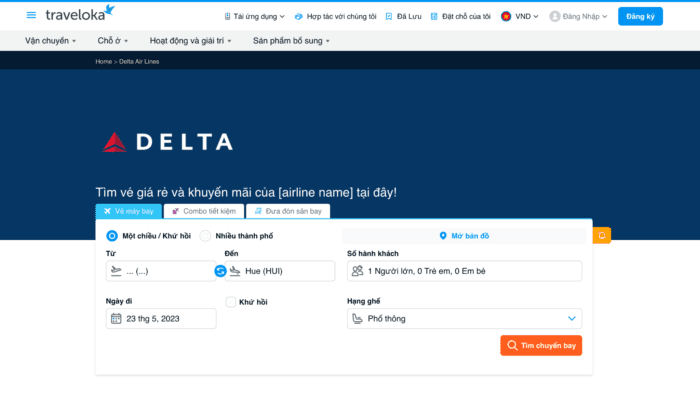 Mua vé máy bay đi Mỹ với sự hấp dẫn từ hãng hàng không Delta Airlines 10 Truy cập Traveloka để săn vé máy bay đi Mỹ với giá tốt | Ảnh: Traveloka