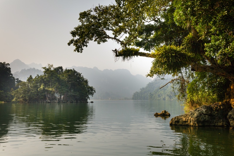 Ba be lake in Bac Kan