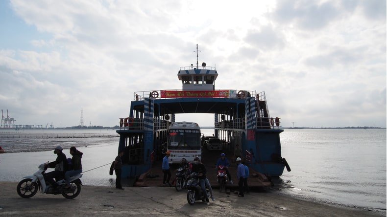 Ferry between Cat Ba Island and Hai Phong