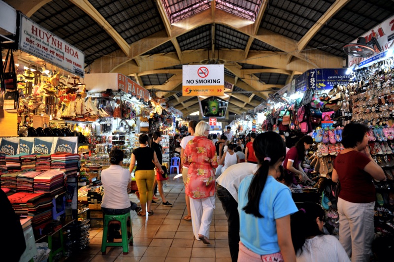 Ben Thanh market in Ho Chi Minh City