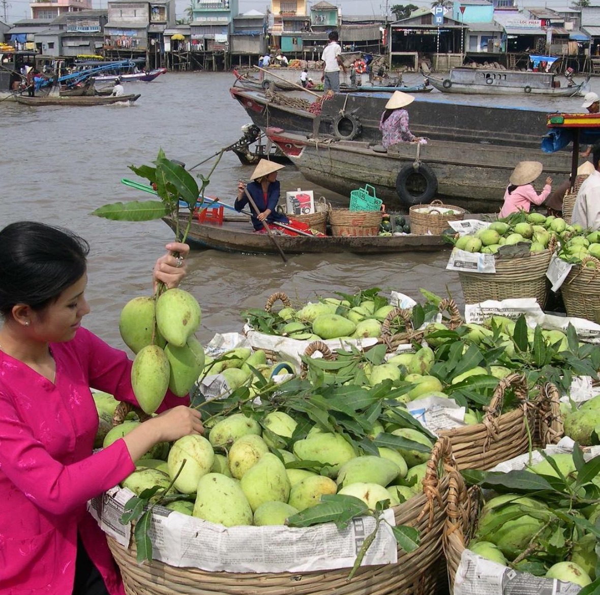 Cai Be Floating Market - Photo: cho.noi.cai.be