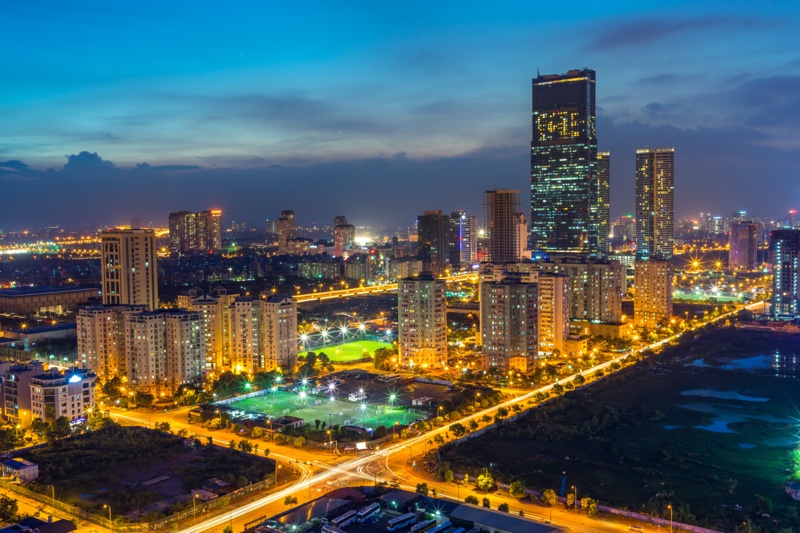 Hanoi at night