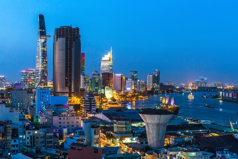 Ho Chi Minh City by night