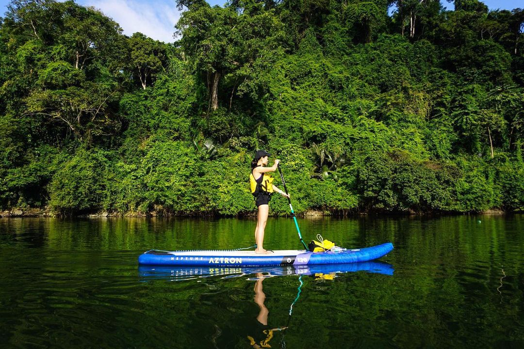 Kayaking on Ba Be Lake