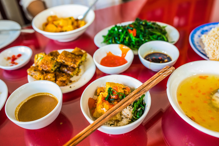 Local lunch Ninh Binh