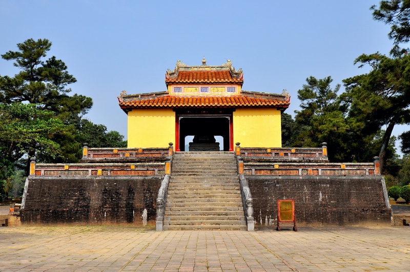 Minh Mang's tomb in Hue