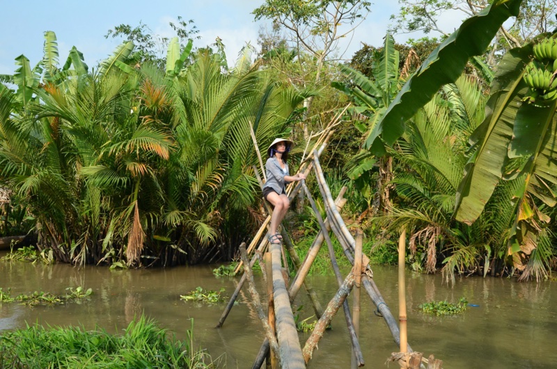 Money bridge in Vietnam