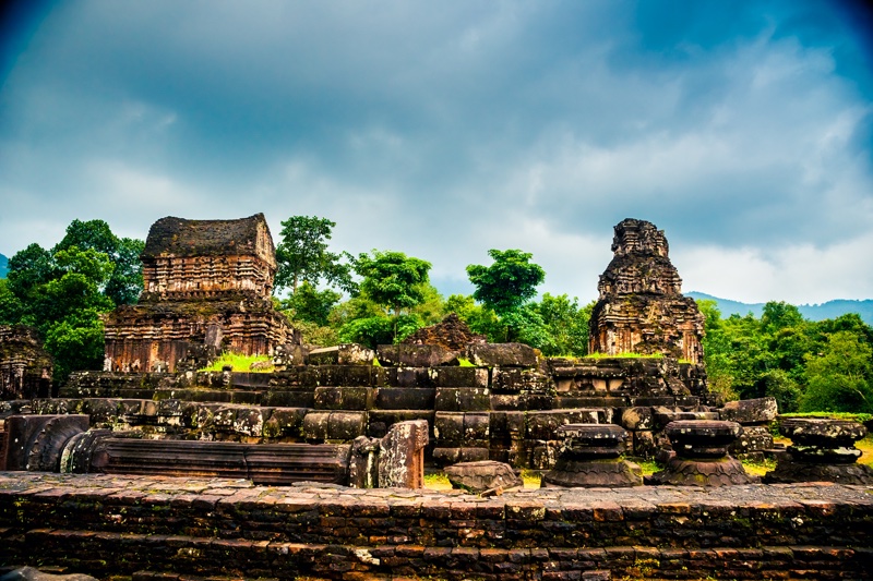 Ancient Hindu temples of Cham culture in My Son