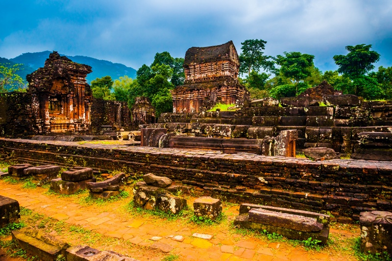 Ancient Hindu temples of Cham culture in My Son