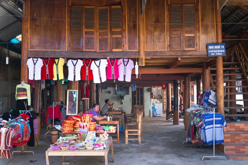 A hostel in Pom Coong village