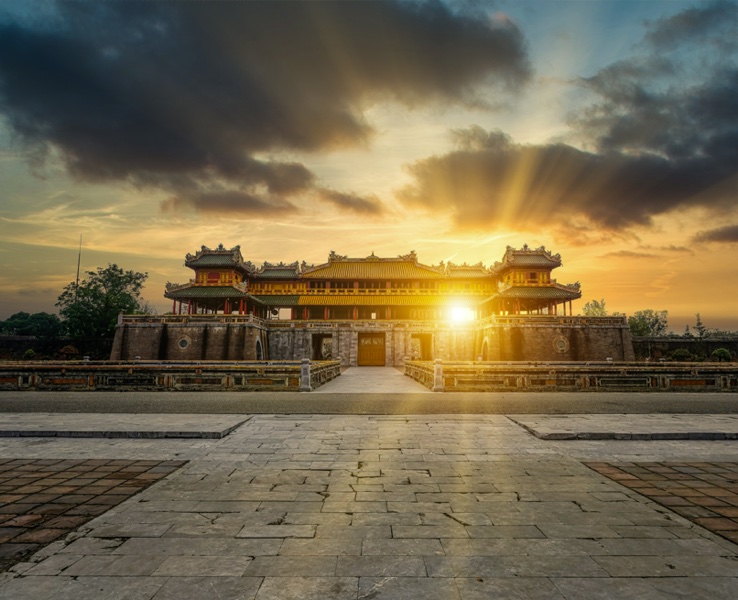 Purple Forbidden City in Hue
