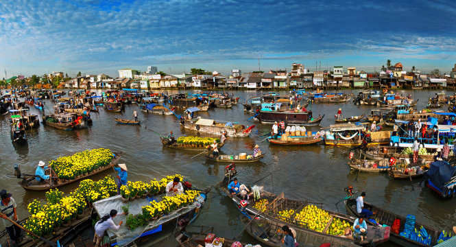 Cai Rang Floating Market