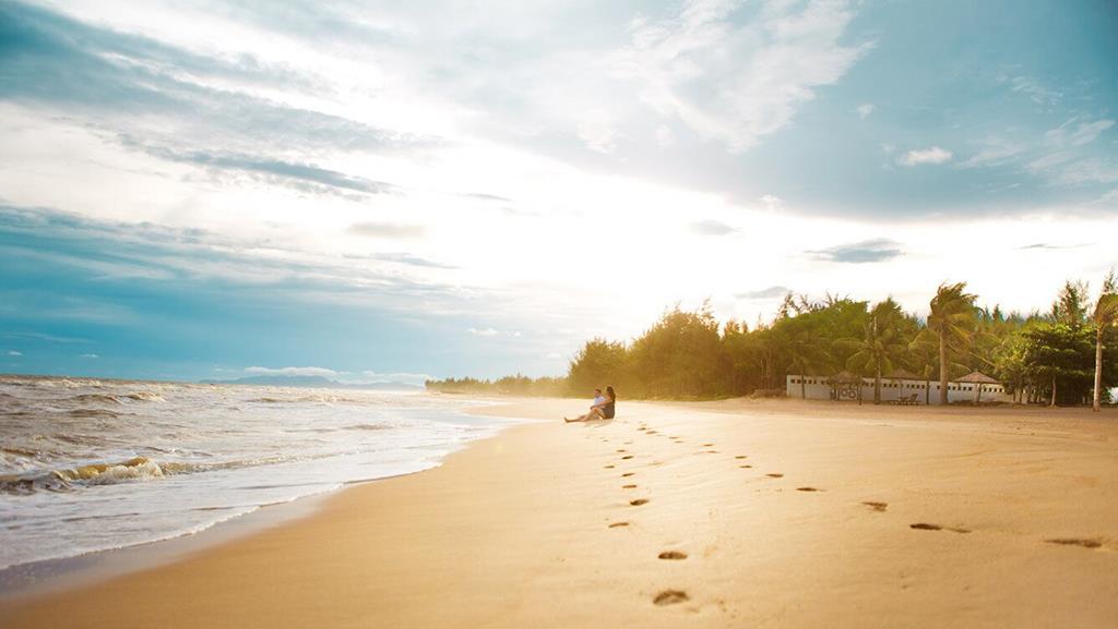 Sunset at Ho Tram Beach
